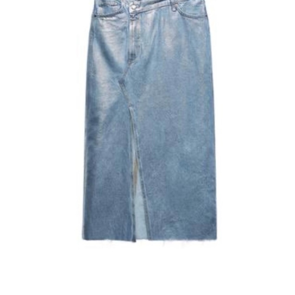 Denim Maxi Skirt